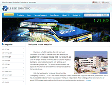 Tablet Screenshot of lz-ledlighting.com